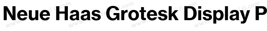 Neue Haas Grotesk Display Pro 75 Bo字体转换